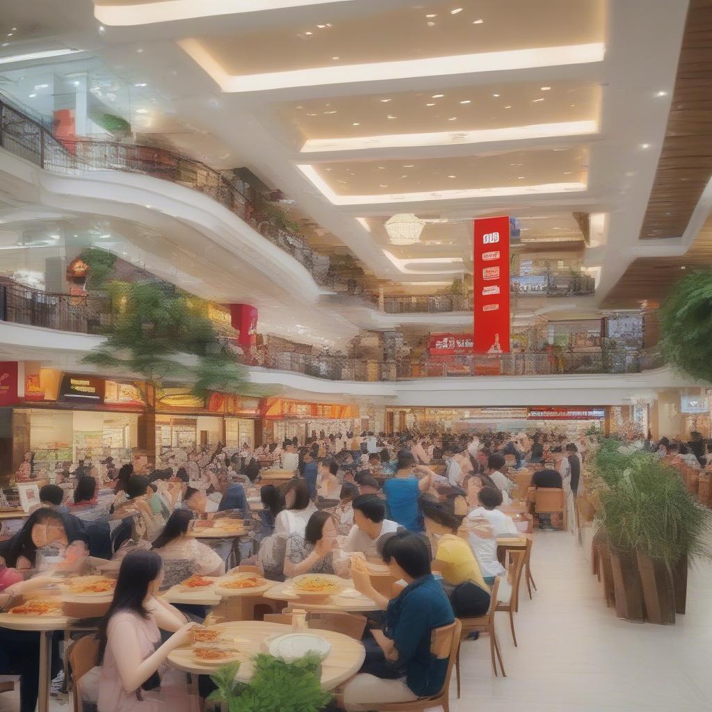 Ẩm thực đa dạng tại Aeon Mall Hà Nội