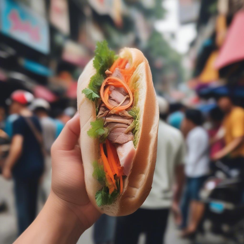 Ăn sáng bánh mì Hà Nội