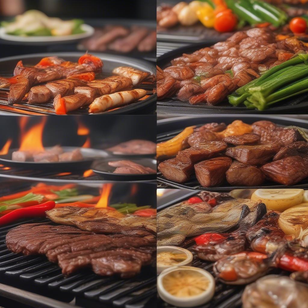 Món ăn hấp dẫn tại BBQ Đại Phú