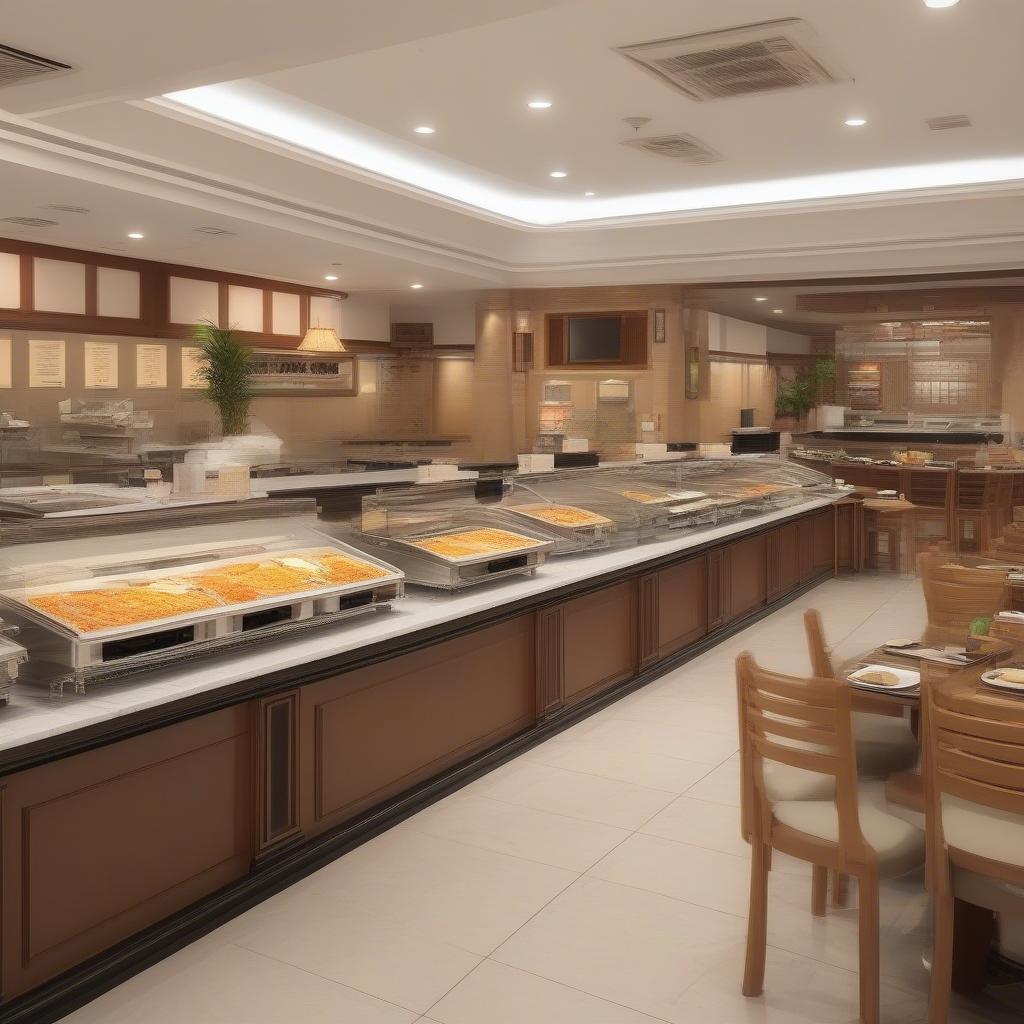 Thiết Kế Nhà Hàng Buffet Bình Dân: Hút Khách Bằng Không Gian Ấn Tượng