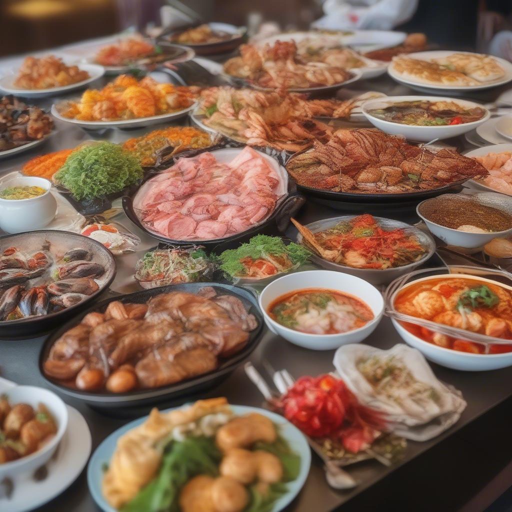 Món Ngon Hấp Dẫn Buffet Tân Bình