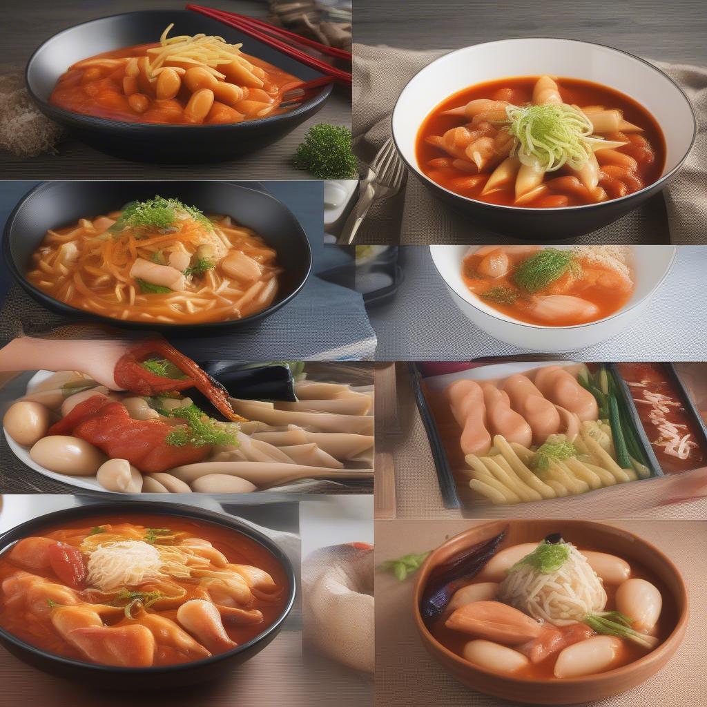 Các Loại Tokbokki Phổ Biến