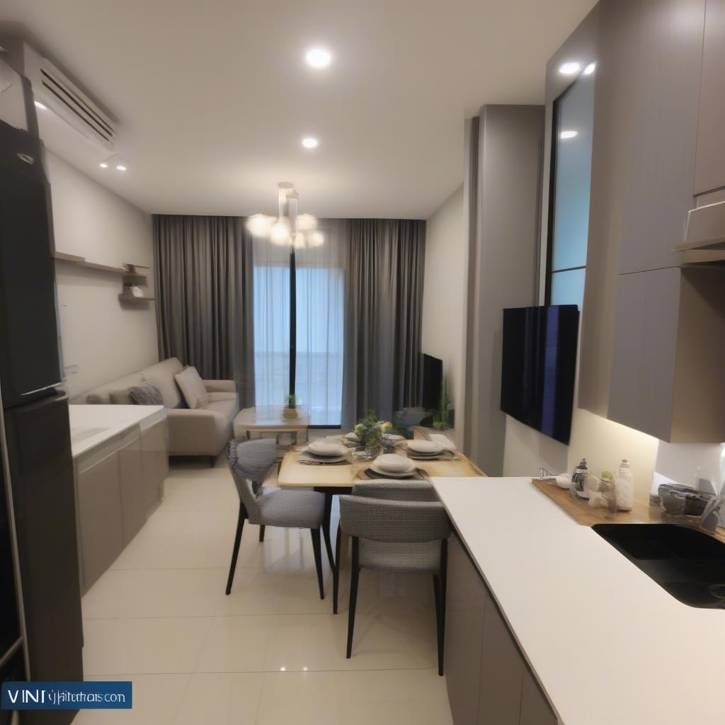 Căn hộ cho thuê Vinhomes West Point nội thất hiện đại