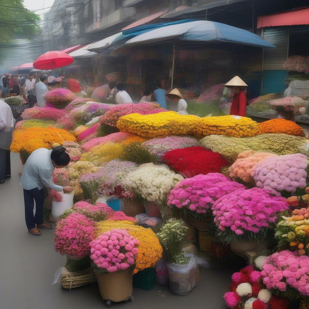 Địa Chỉ Mua Hoa Rẻ Ở Hà Nội