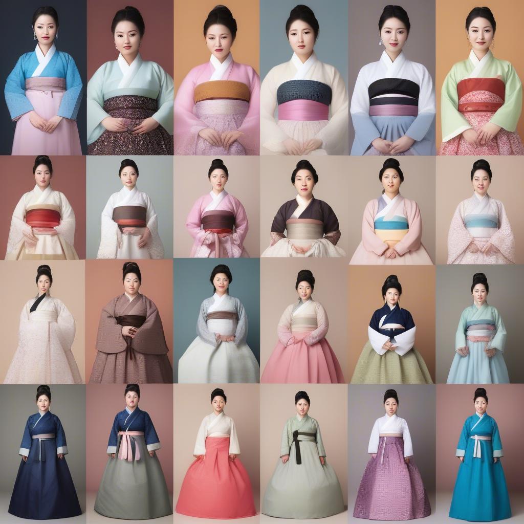 Chọn hanbok phù hợp vóc dáng