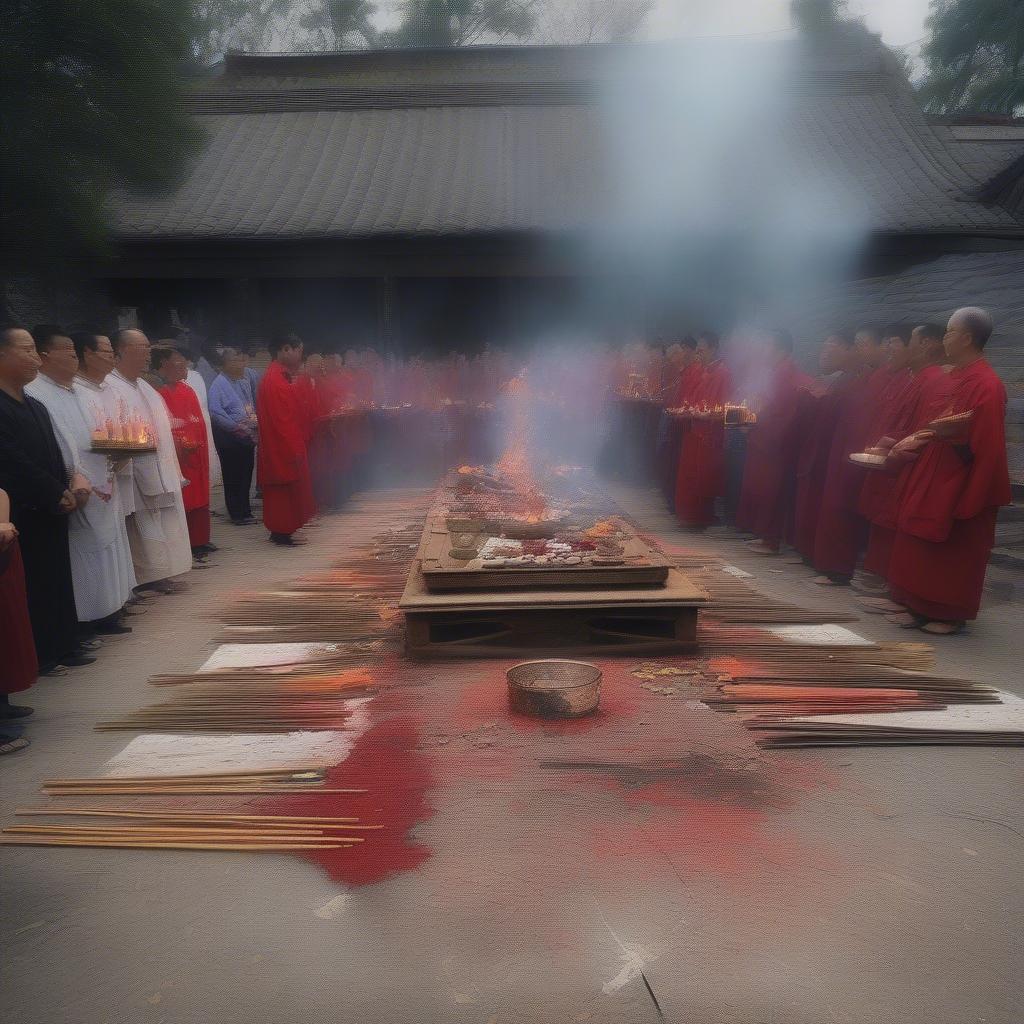 Cúng đất thành công