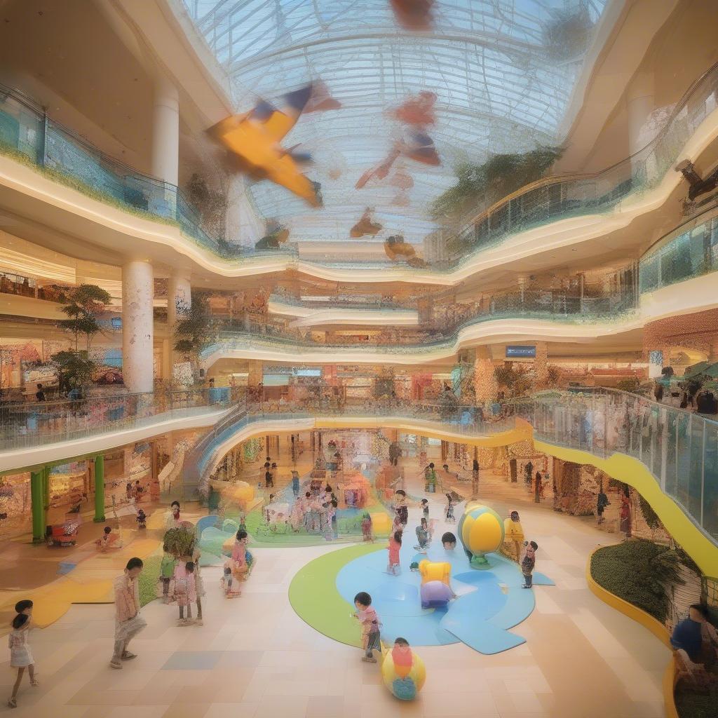 Khu vui chơi và giải trí tại Giant Mall Thủ Đức