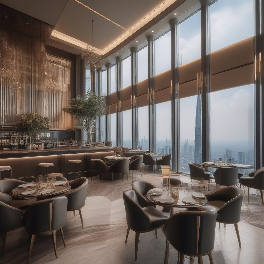 Landmark 81 Cafe Không Gian Sang Trọng