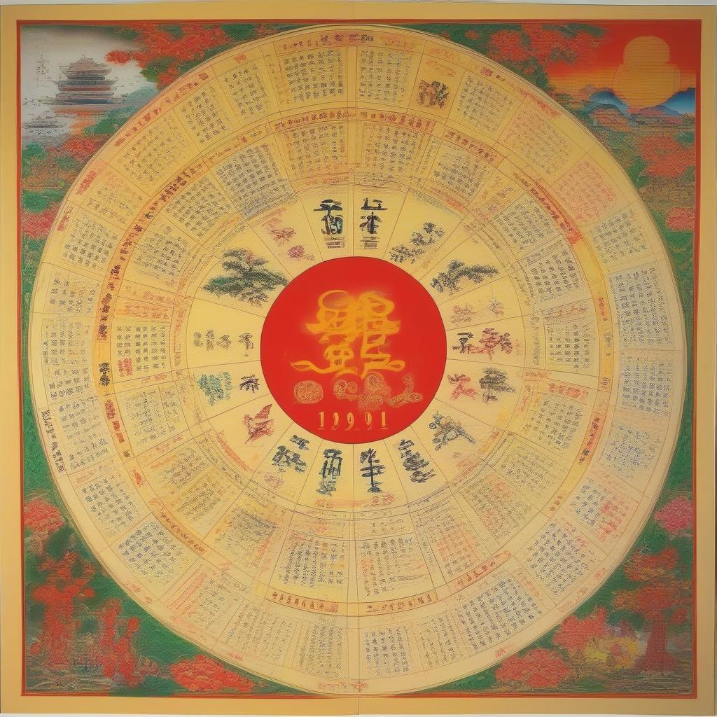 Lịch vạn niên năm 1991