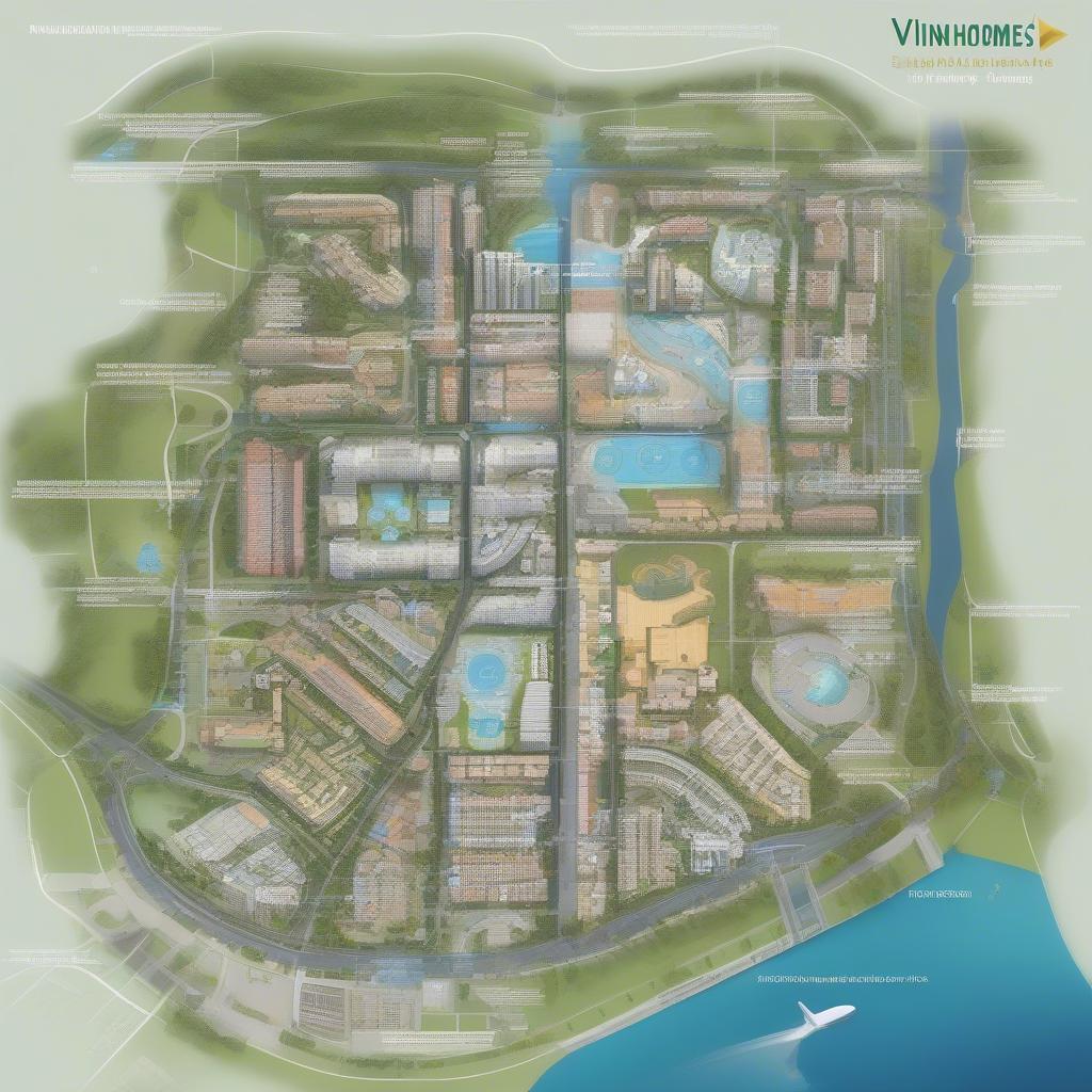 Vinhomes Smart City Amenities Map