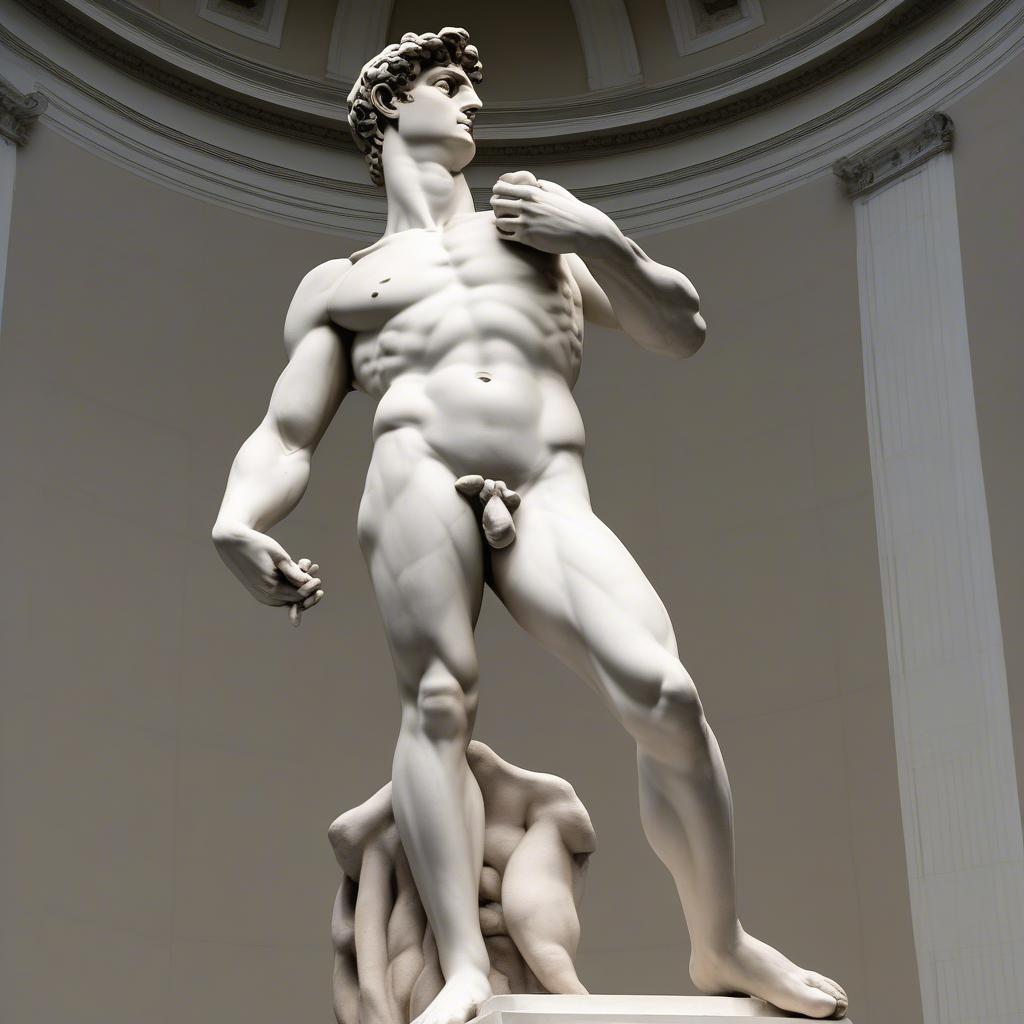 Michelangelo và bức tượng David