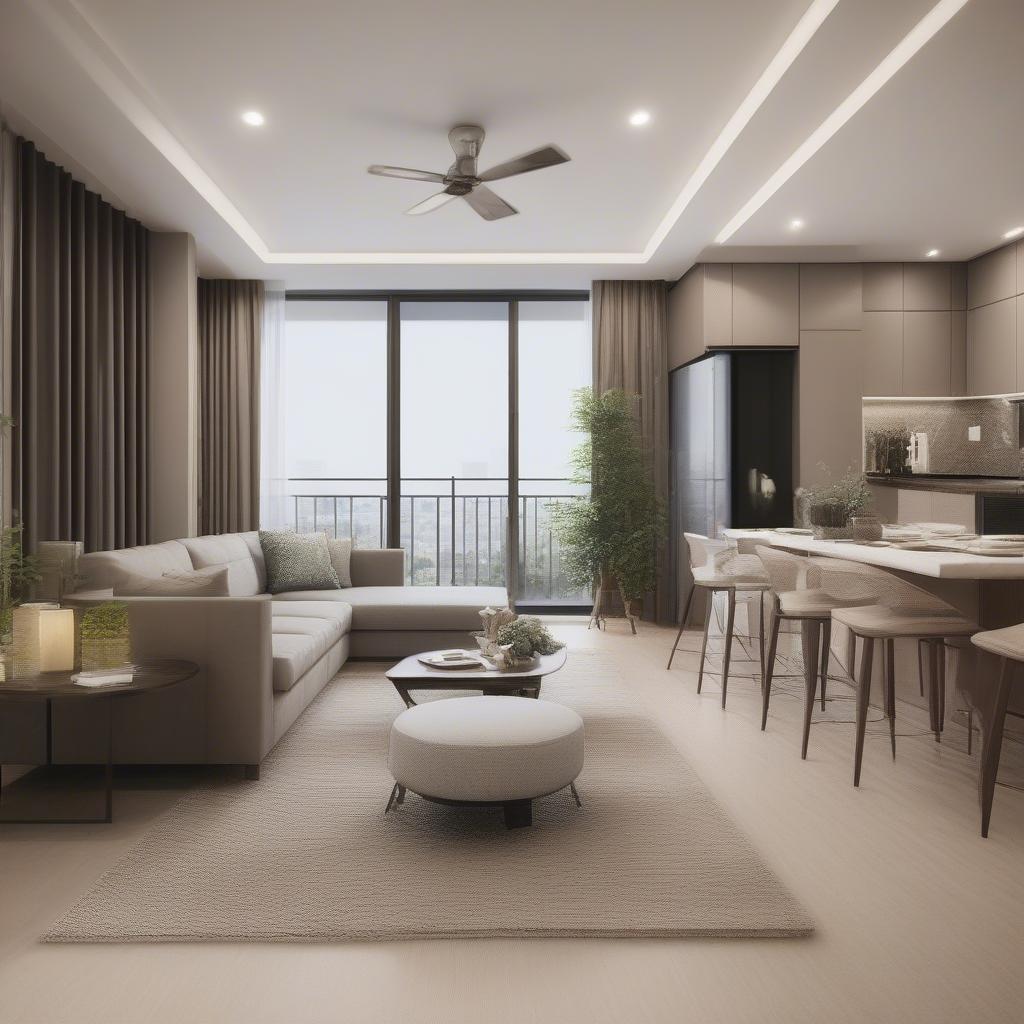 Nội thất căn hộ M3 Vinhomes Metropolis