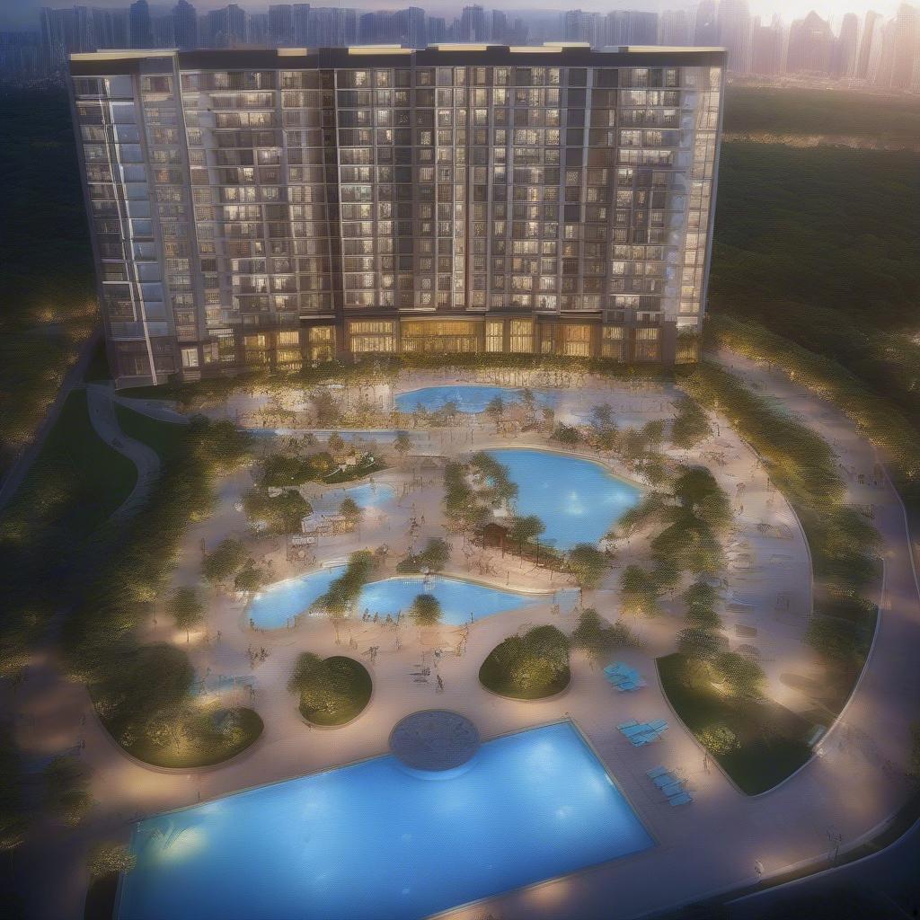 Tiện ích nội khu tại Park 6B Vinhomes Central Park