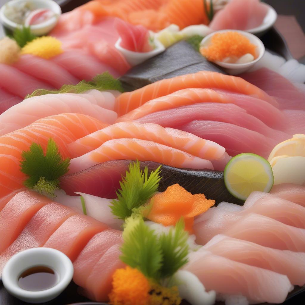 Sashimi tươi ngon