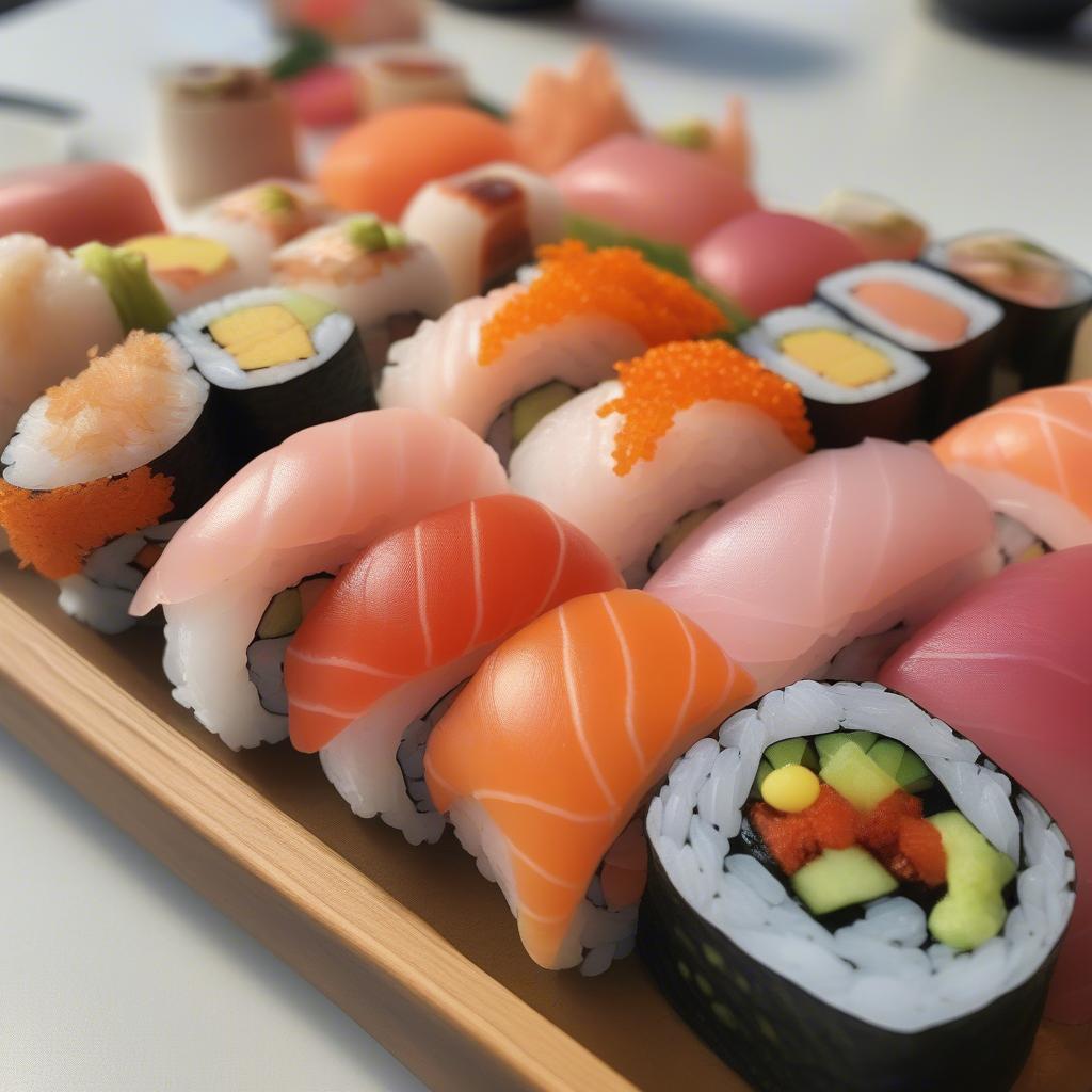 Thực đơn đa dạng Let's Sushi