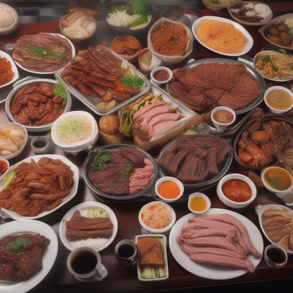 Thực đơn đa dạng tại King BBQ Tân Sơn Nhì