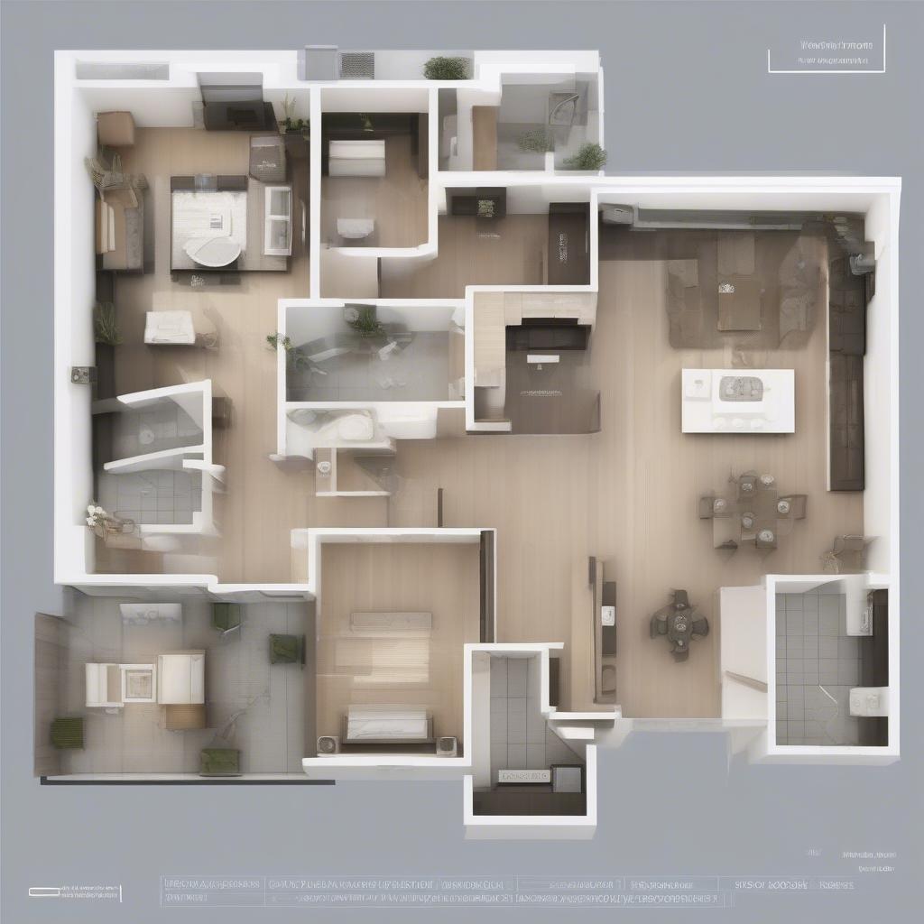 Vinhomes Metropolis Two-Bedroom Apartment Layout