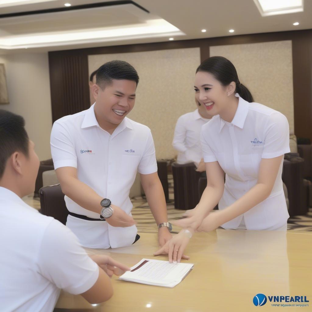 Vinpearl Condotel Đà Nẵng nhân viên làm việc